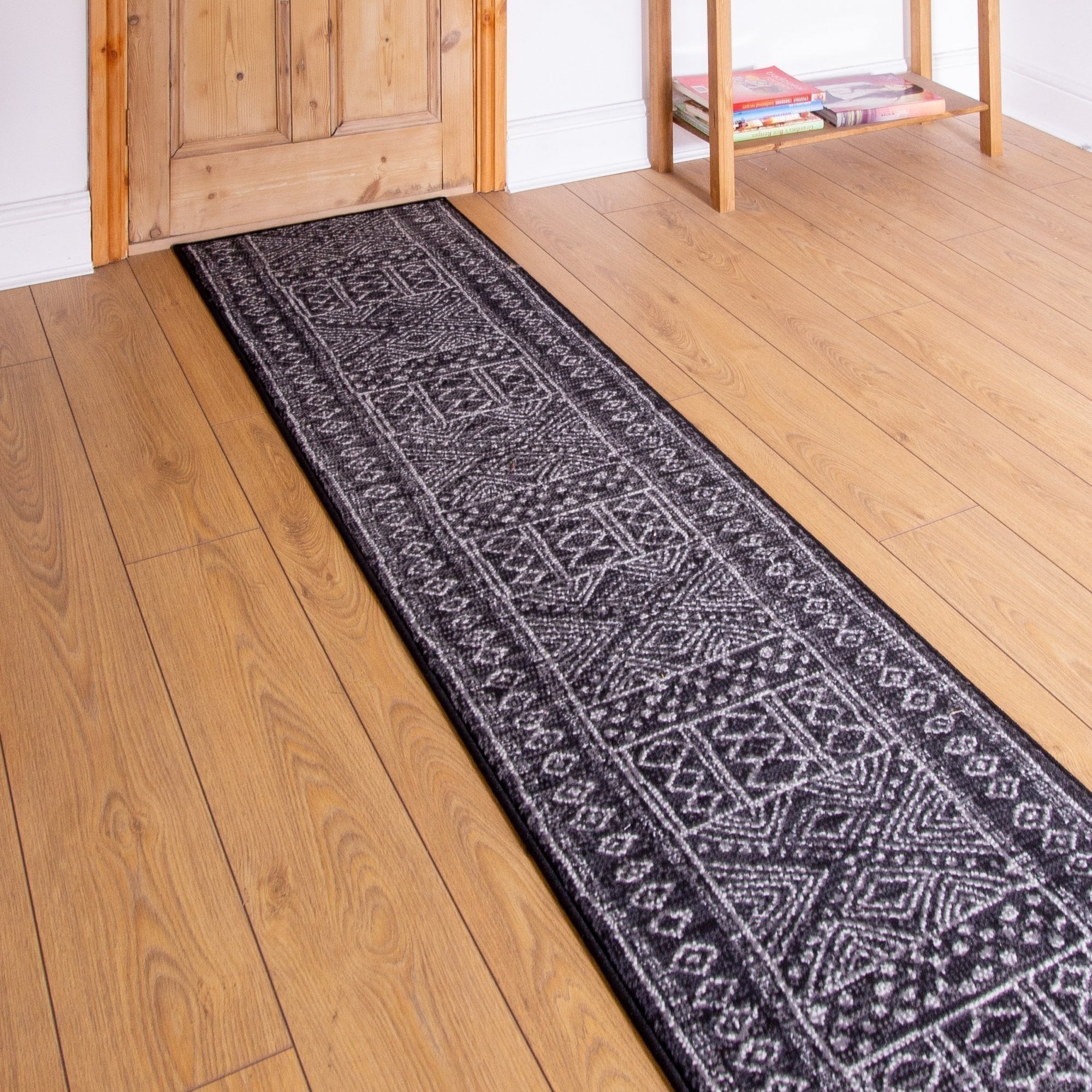 Afrikans Black Stair Runner